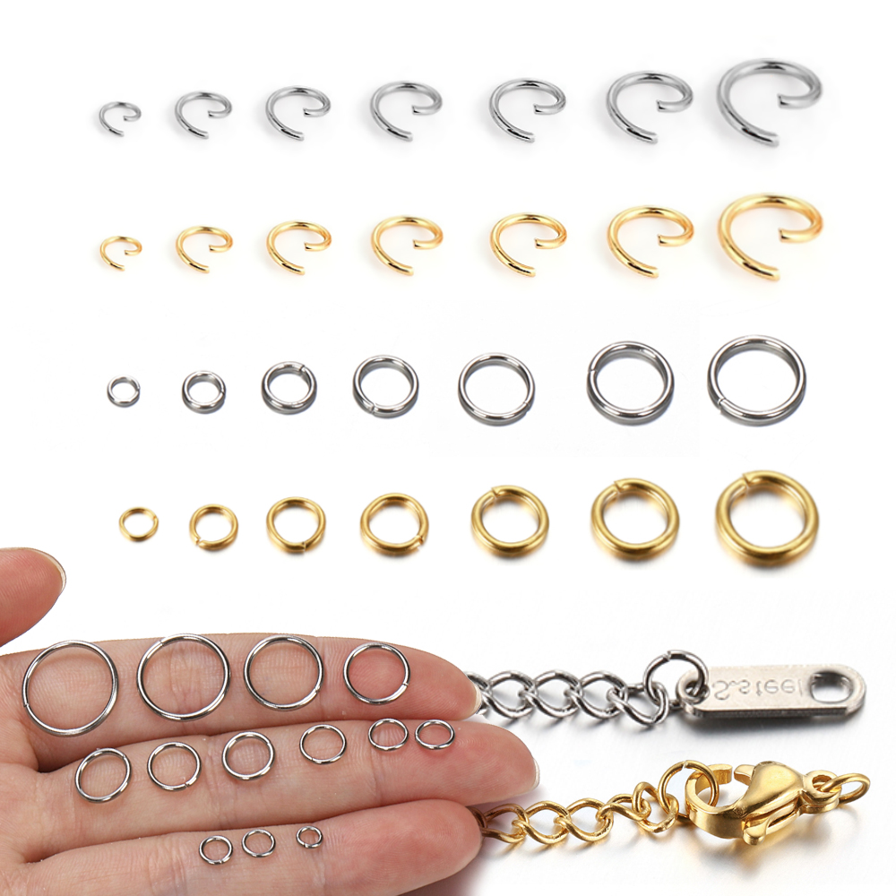 Jewelry Making Supplies Wholesale - 100-200 buah/lot konektor cincin terpisah cincin