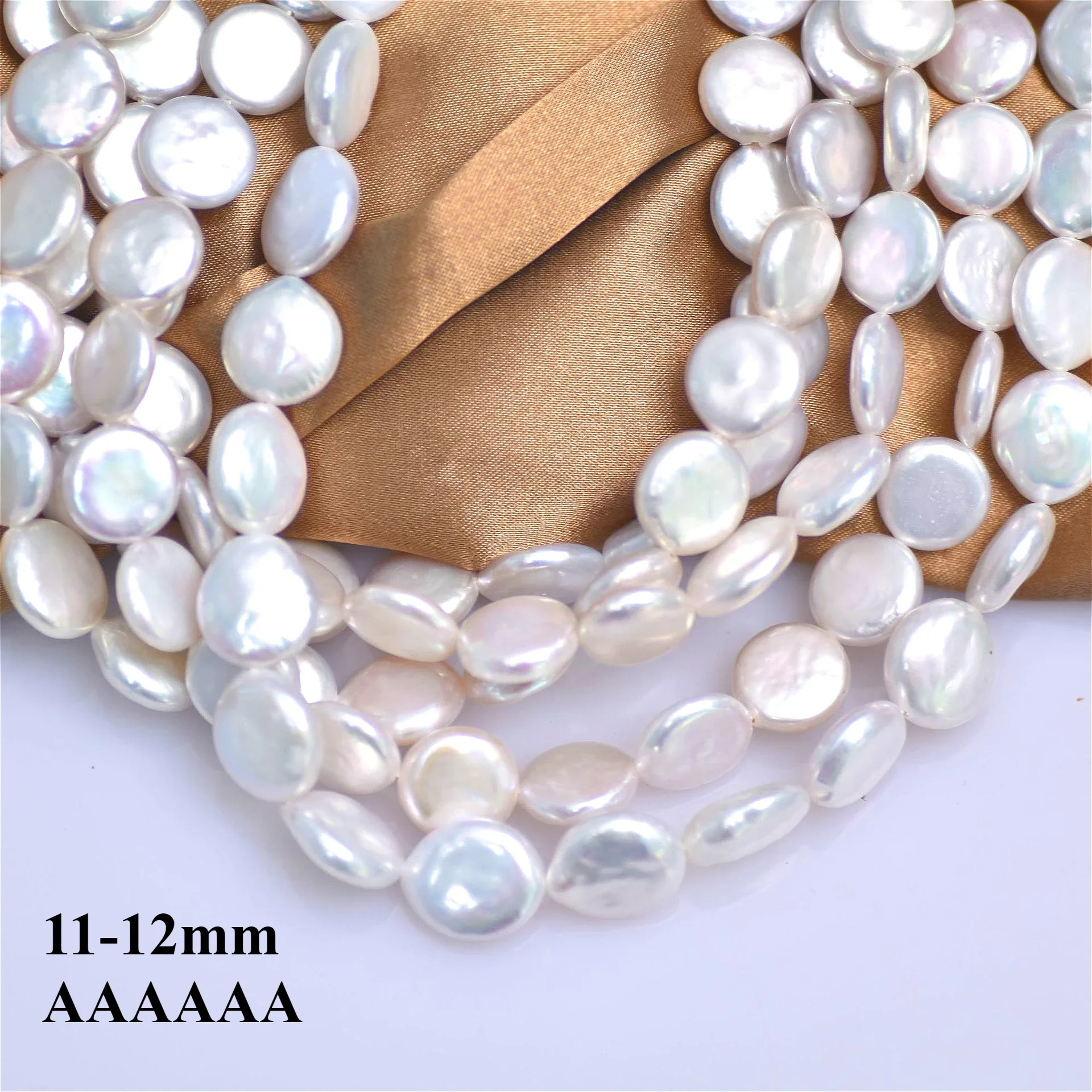 Jewelry Making The Well - 11-12Mm 6A Mutiara Bulat Putih Air