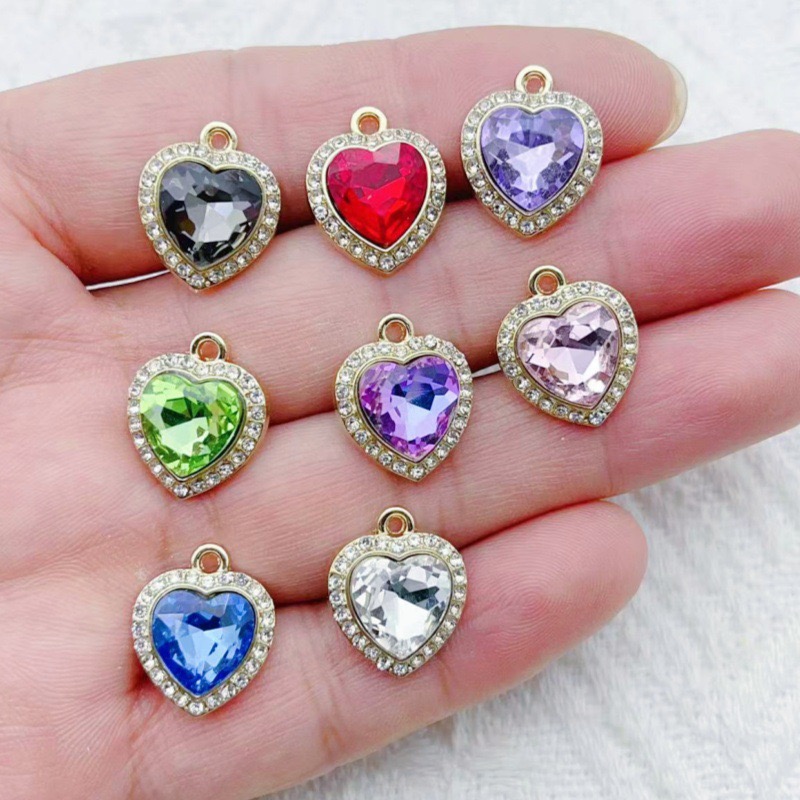 Jewelry Making Birthday Party - 10 buah liontin batu permata warna-warni