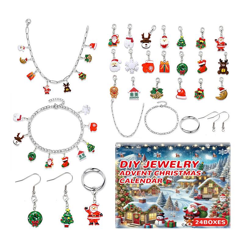 Jewelry Making Kits For Kids - Kotak perhiasan kalender kedatangan perhiasan natal
