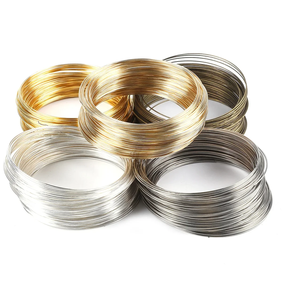 Memory Wire Bracelet - 100Loop 0.6Mm Kawat Memori Gelang Cincin
