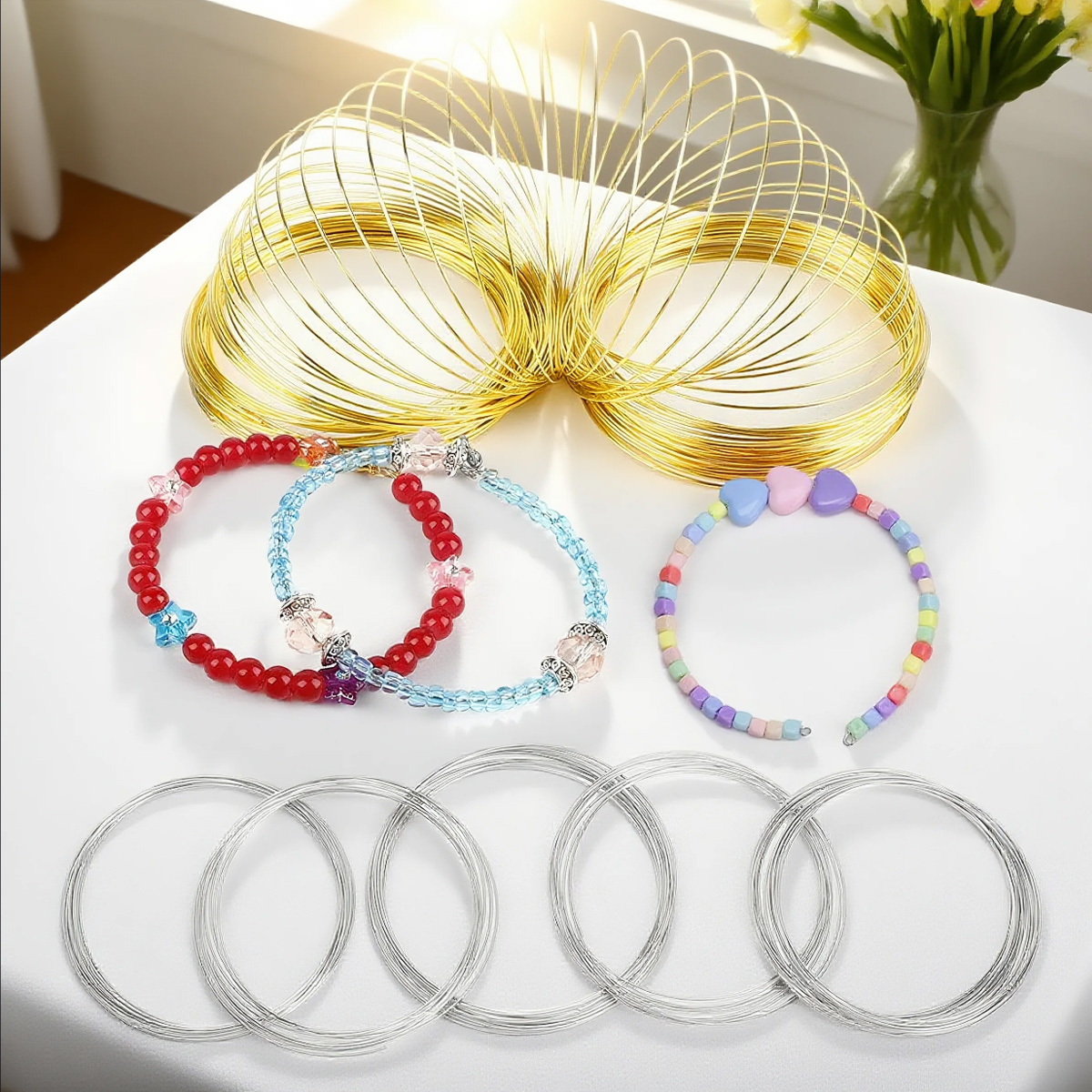 Memory Wire Bracelet - Kawat Memory Wire Stainless Steel 0.6mm