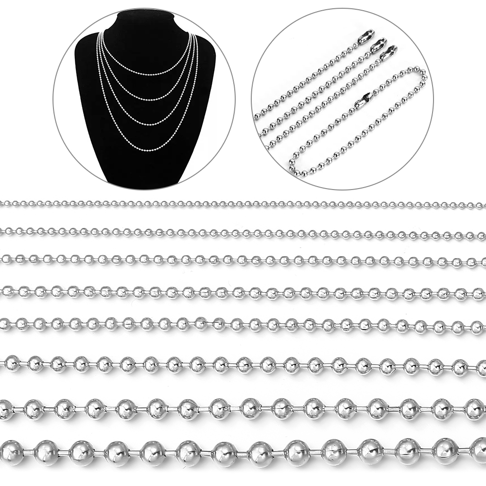 Chain Roll Cable - 5Yard/Rol Rantai Manik Bola Baja Tahan