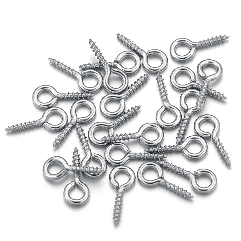 Jewelry Making Tools And Supplies - 100 Buah/Lot Pin Mata Sekrup Mini