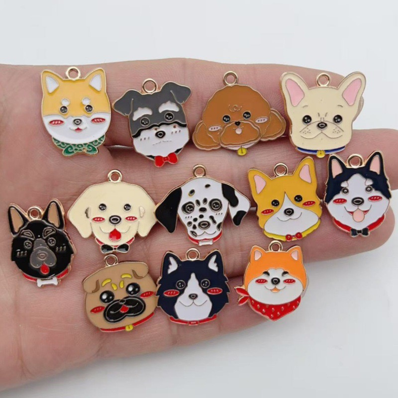 Jewelry Making Birthday Party - 12 buah liontin tetesan minyak paduan