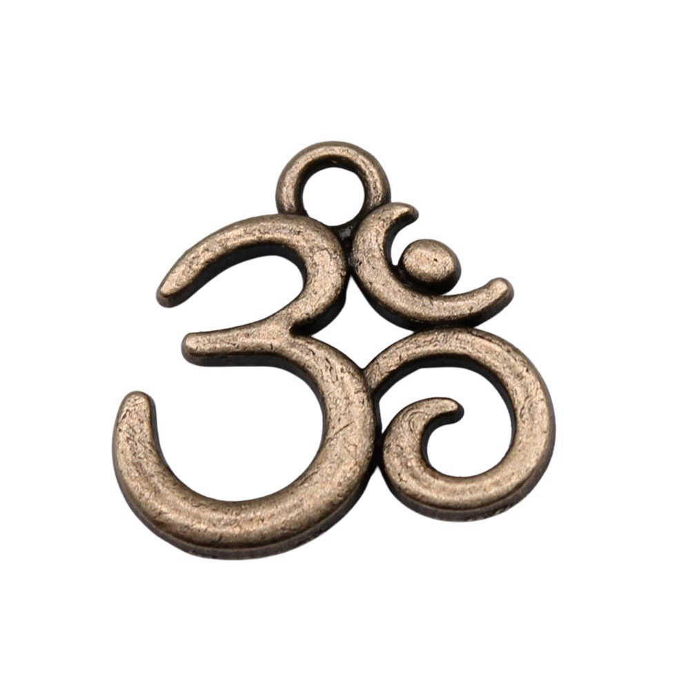 Jewelry Making The Well - Liontin Simbol Meditasi Yoga, Aksesoris Logam