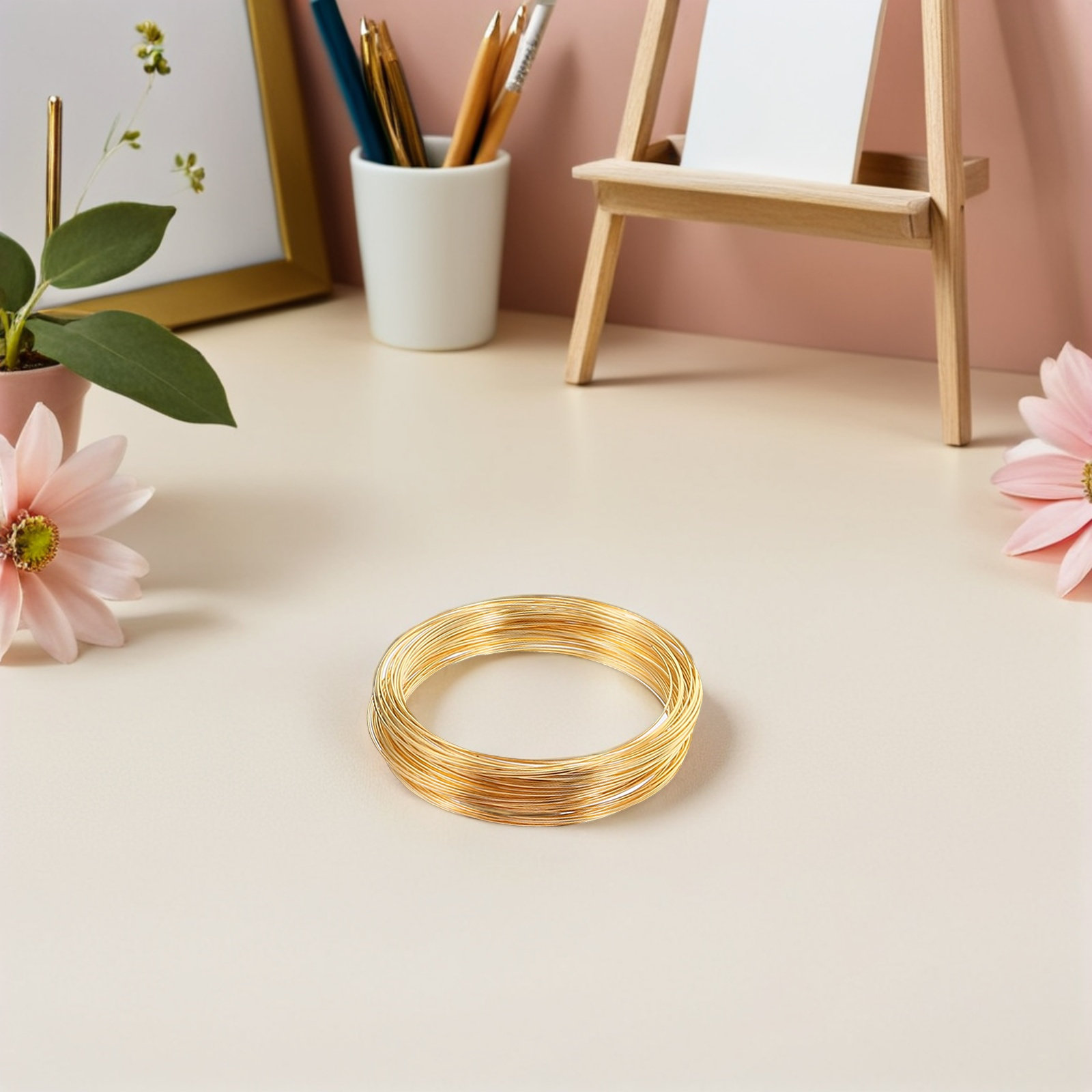 3 Gulungan Kawat Memori Logam  - Memory Wire Bracelet ulasan dan harga