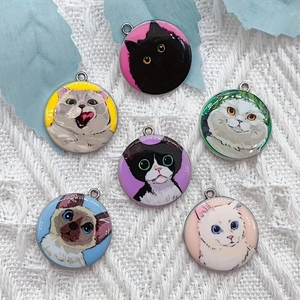 10 buah aksesoris enamel kucin - Jewelry Making Birthday Party ulasan dan harga