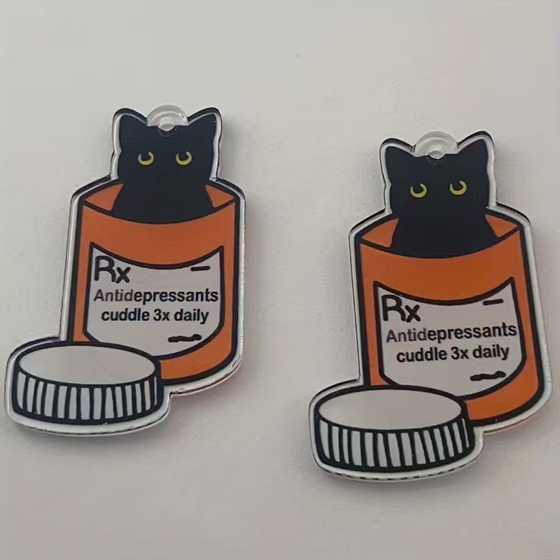 10 buah liontin kucing obat ak - Jewelry Making Birthday Party ulasan dan harga