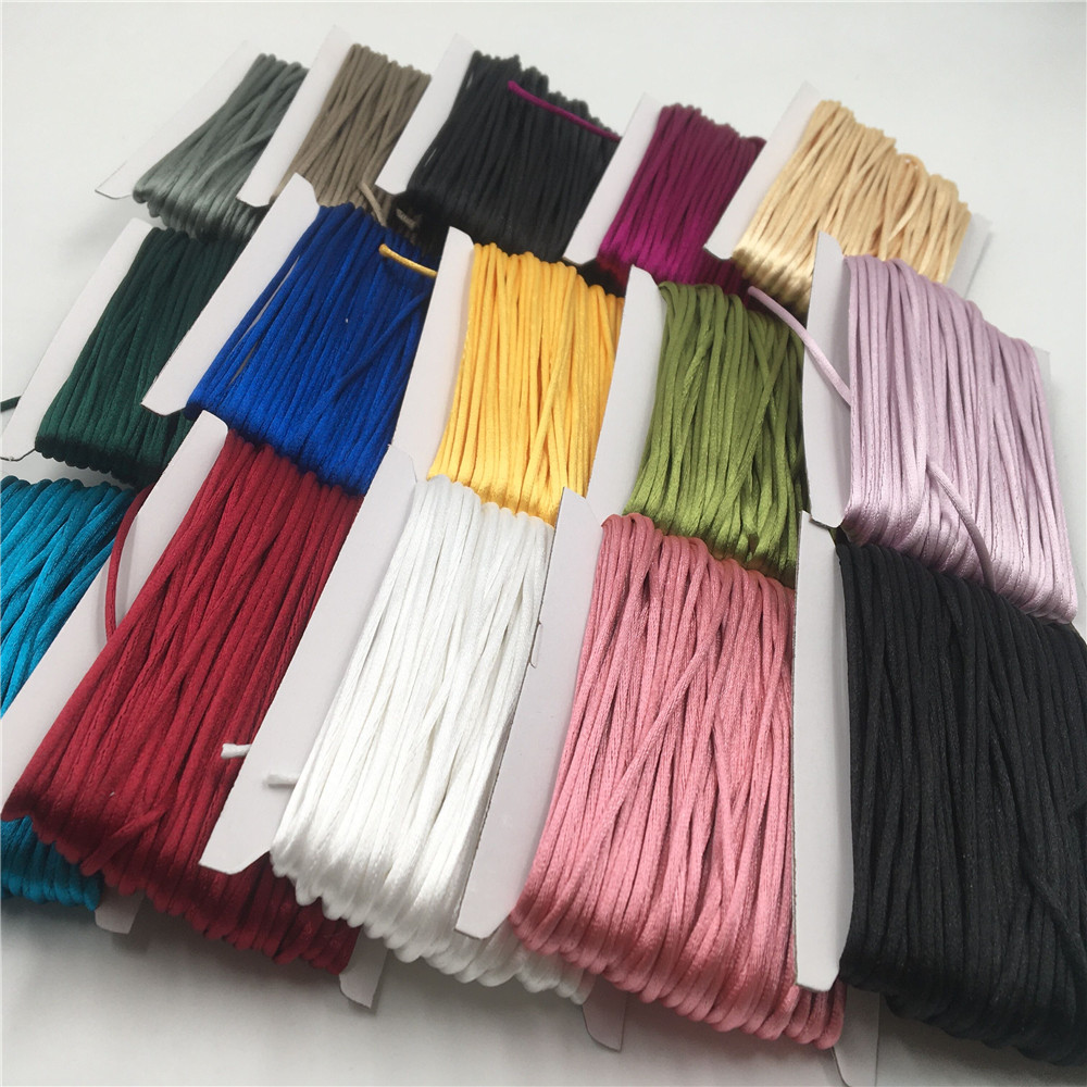 2Mm Kepang Macrame Sutra Tali  - Memory Wire Bracelet ulasan dan harga