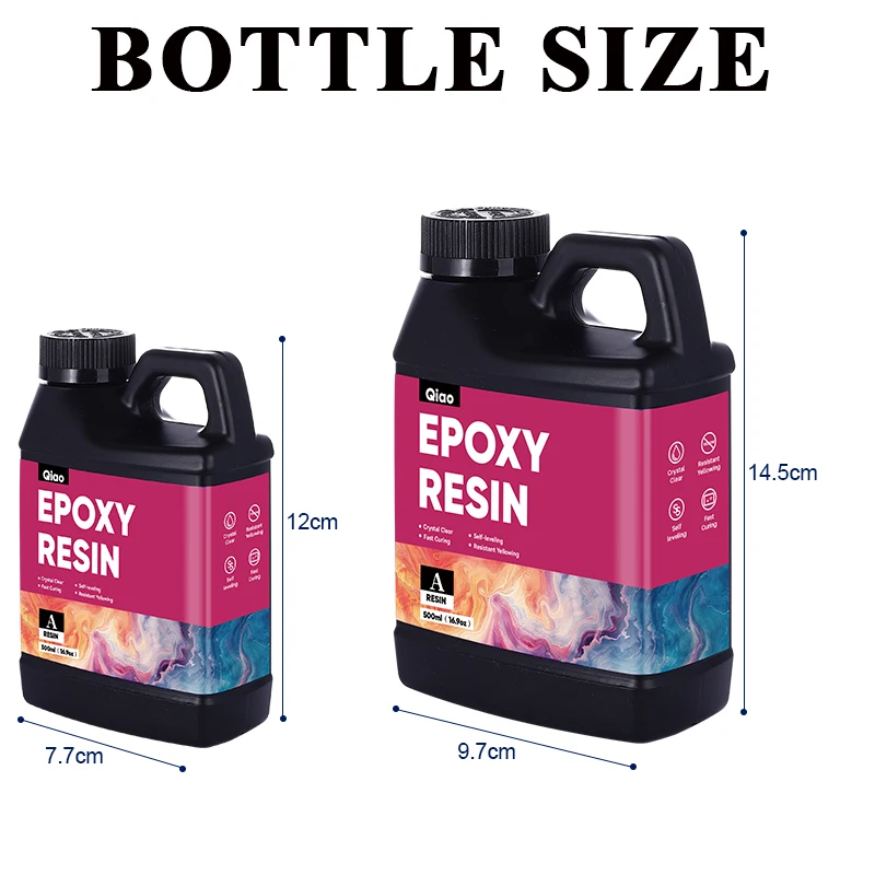 500ml 1000ml Resin Epoxy Mudah - Crystal Bead Mix ulasan dan harga