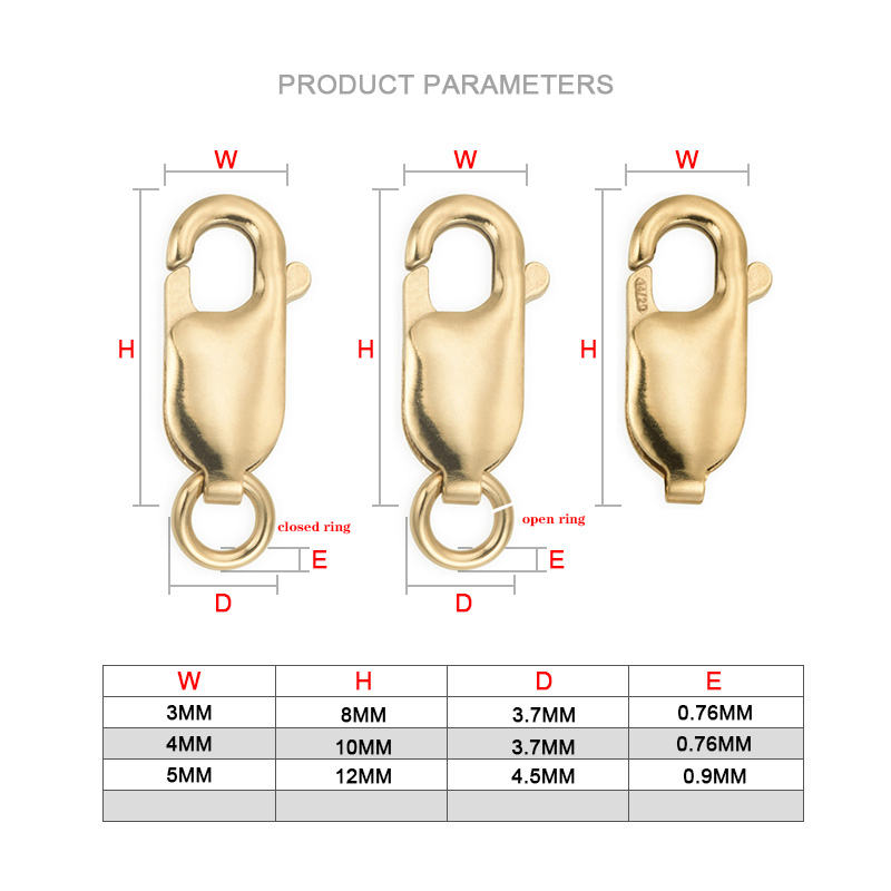 Gesper Lobster 14K Emas Diisi  - Jewelry Making Supplies Wholesale ulasan dan harga