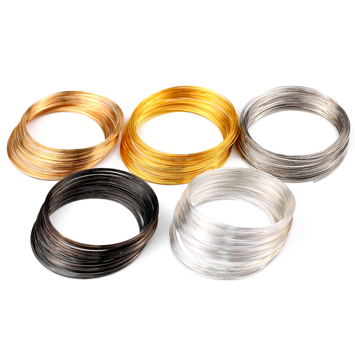 50 Loop/Lot 0.6Mm Kawat Baja M - Memory Wire Bracelet ulasan dan harga