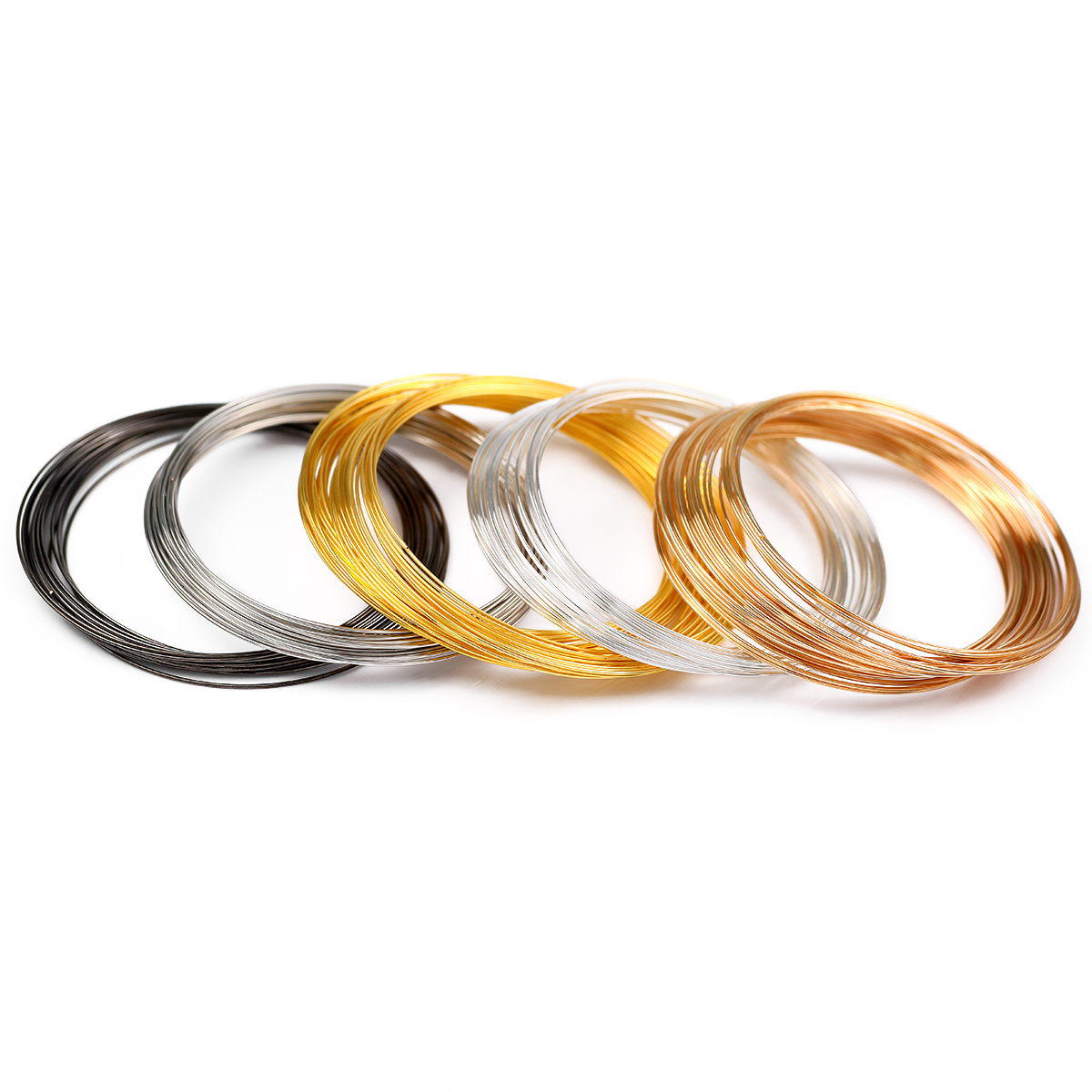 50 Loop/Lot 0.6Mm Kawat Baja M - Memory Wire Bracelet ulasan dan harga