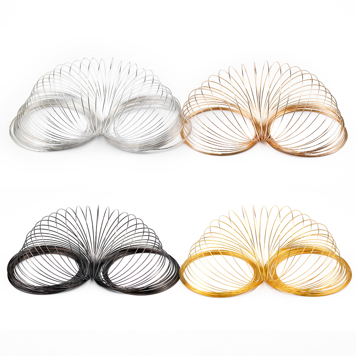 50 Loop/Lot 0.6Mm Kawat Baja M - Memory Wire Bracelet ulasan dan harga