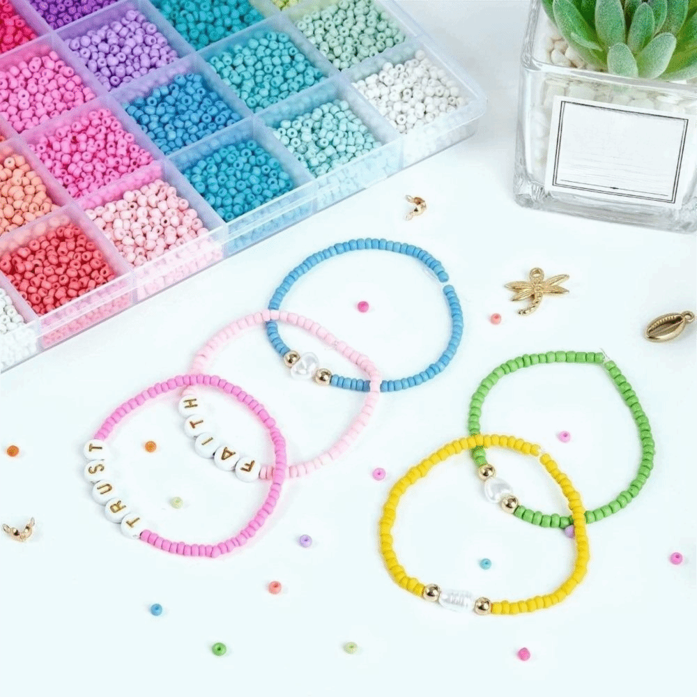 28+2Grid Perlengkapan Pembuata - Jewelry Making Kits For Kids ulasan dan harga