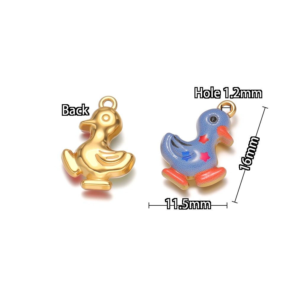4 Buah Liontin Bebek Kecil Luc - Jewelry Making For Kids ulasan dan harga
