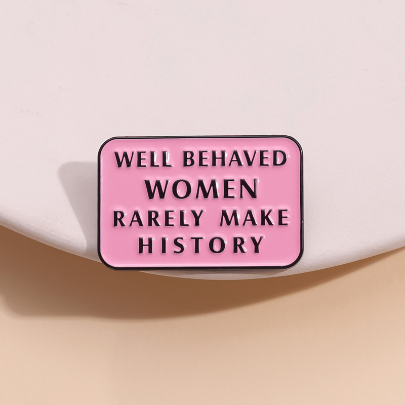 Pin Enamel Kekuatan Wanita Gad - Jewelry Making The Well ulasan dan harga