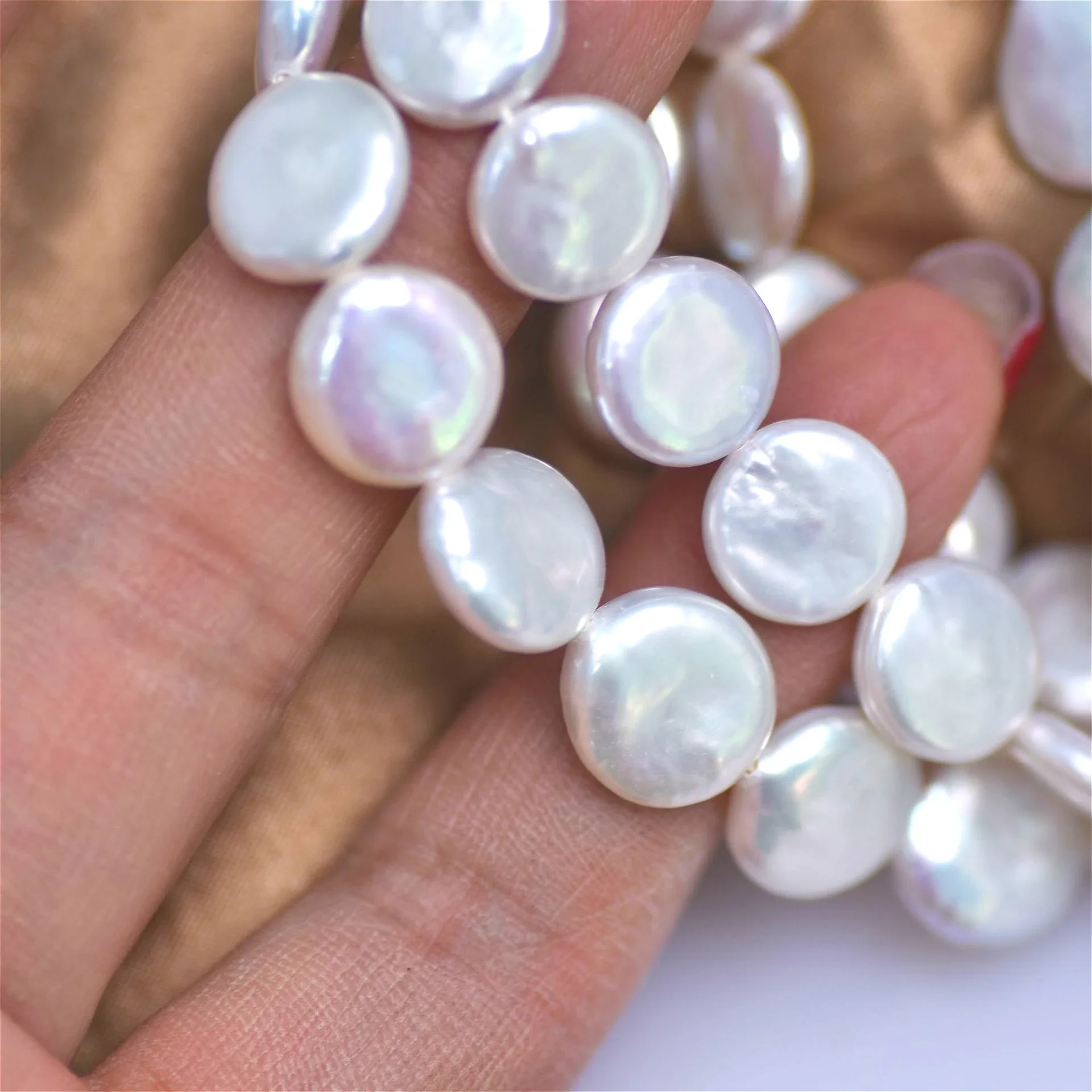 11-12Mm 6A Mutiara Bulat Putih - Jewelry Making The Well ulasan dan harga