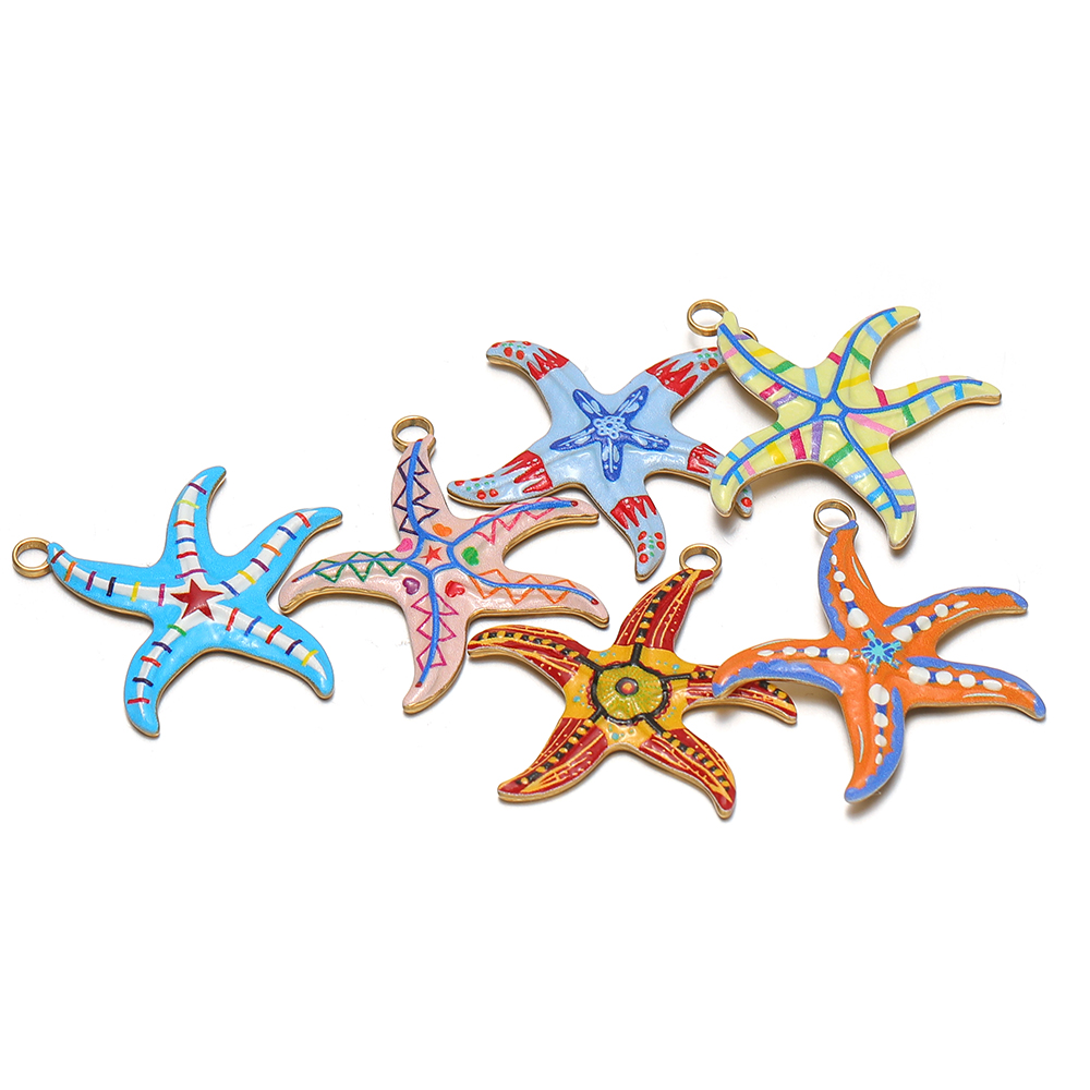 4 buah liontin bintang laut en - Jewelry Making For Kids ulasan dan harga