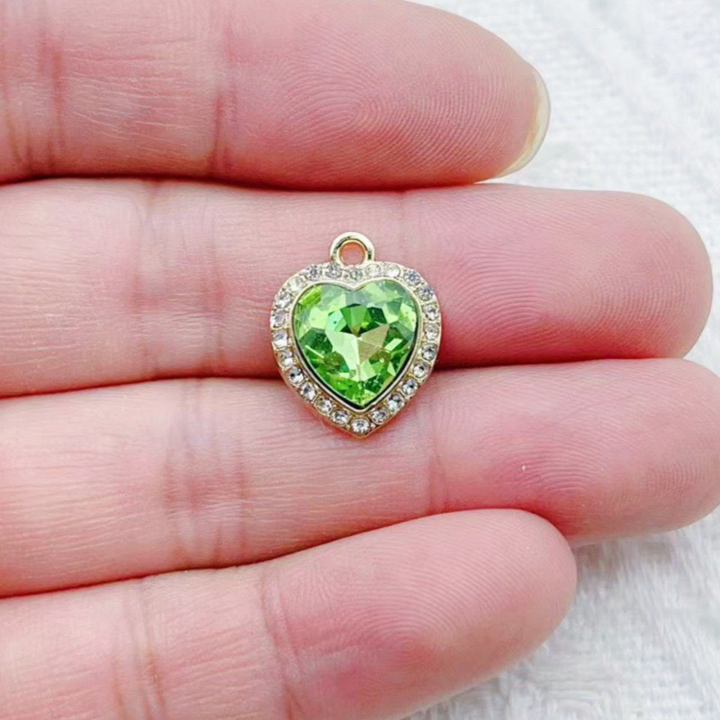 10 buah liontin batu permata w - Jewelry Making Birthday Party ulasan dan harga