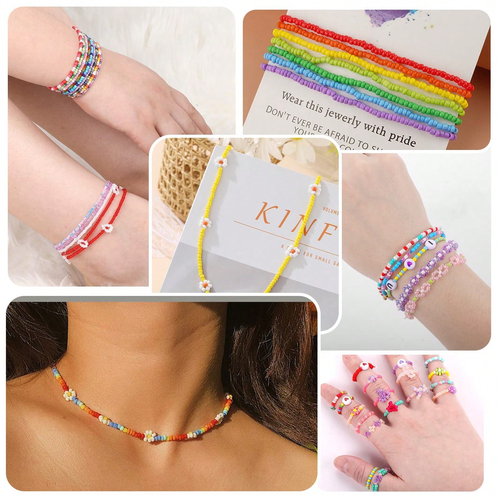 5760pcs Kotak 24 Grid Manik-ma - Jewelry Making Kits For Kids ulasan dan harga