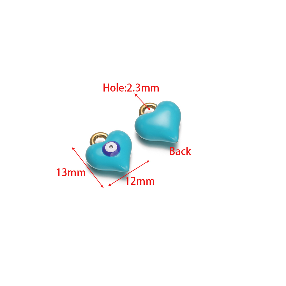 5Pcs Aksesoris Liontin Mata Ha - Jewelry Making For Kids ulasan dan harga