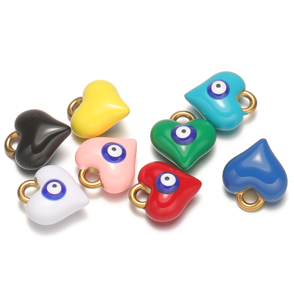 5Pcs Aksesoris Liontin Mata Ha - Jewelry Making For Kids ulasan dan harga