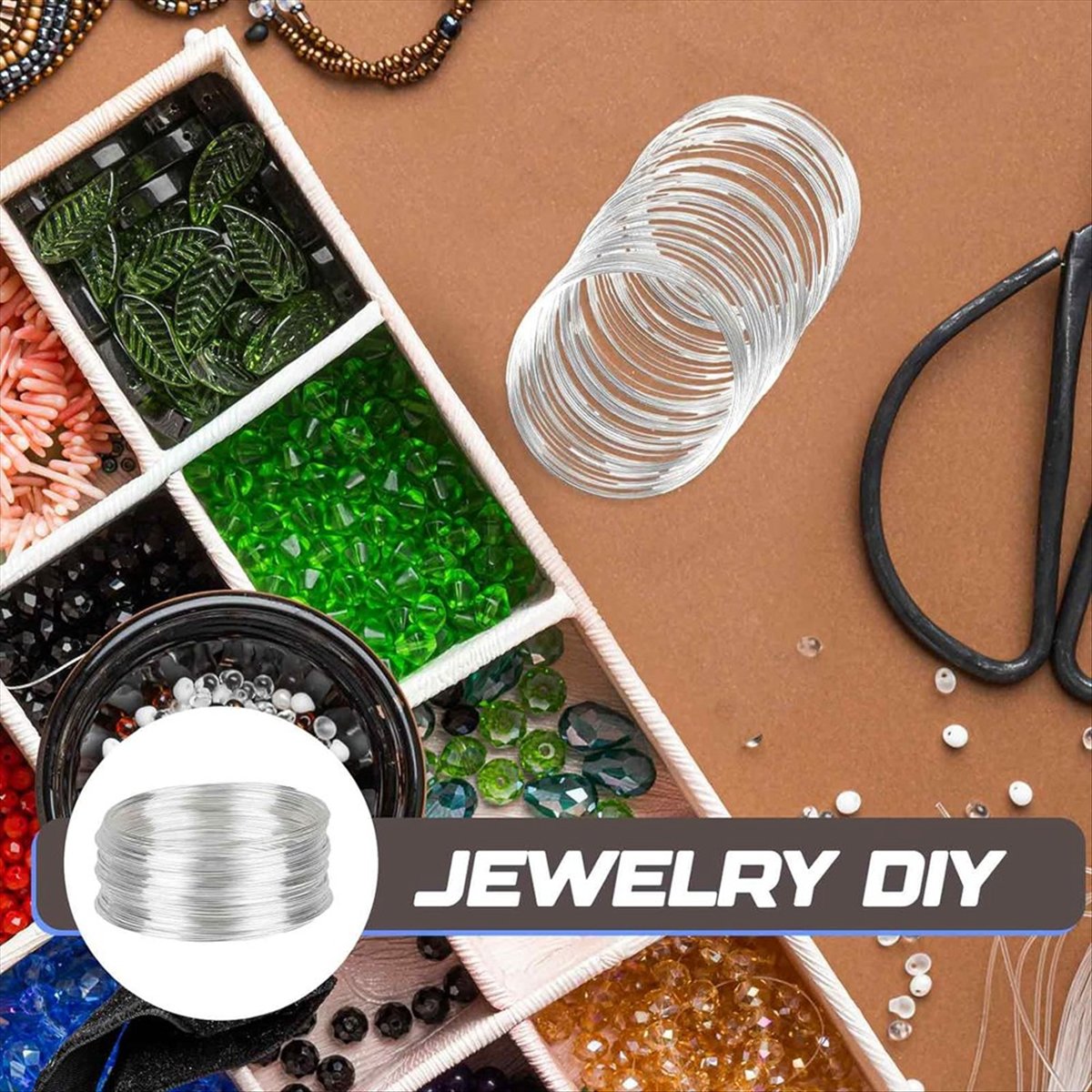 【KUPON!】{0}300 Kawat Gelang Lo - Memory Wire Bracelet ulasan dan harga