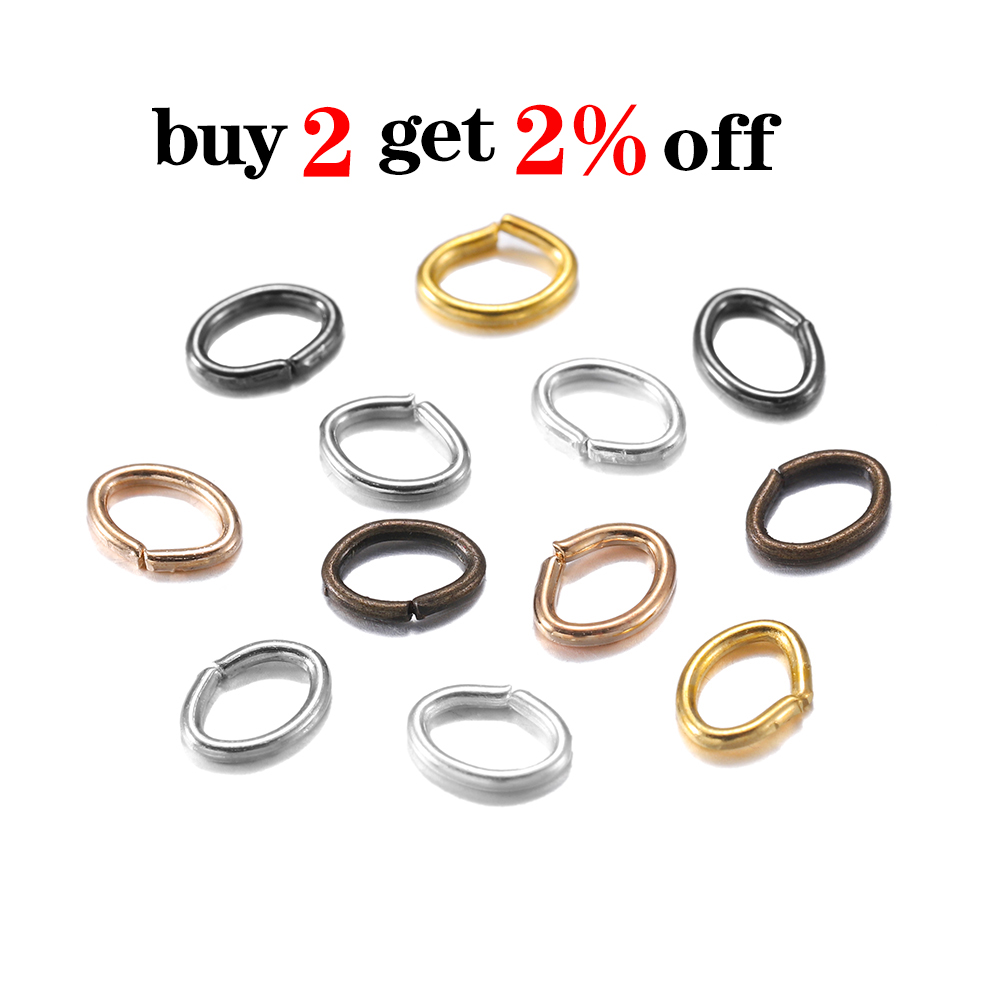 100/300 Buah/Lot 4-8Mm Warna L - Jump Ring Assorted ulasan dan harga