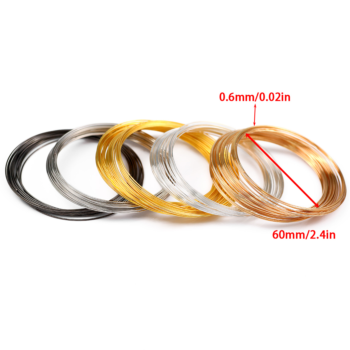 Kawat Baja Memori 50Lingkaran/ - Memory Wire Bracelet ulasan dan harga