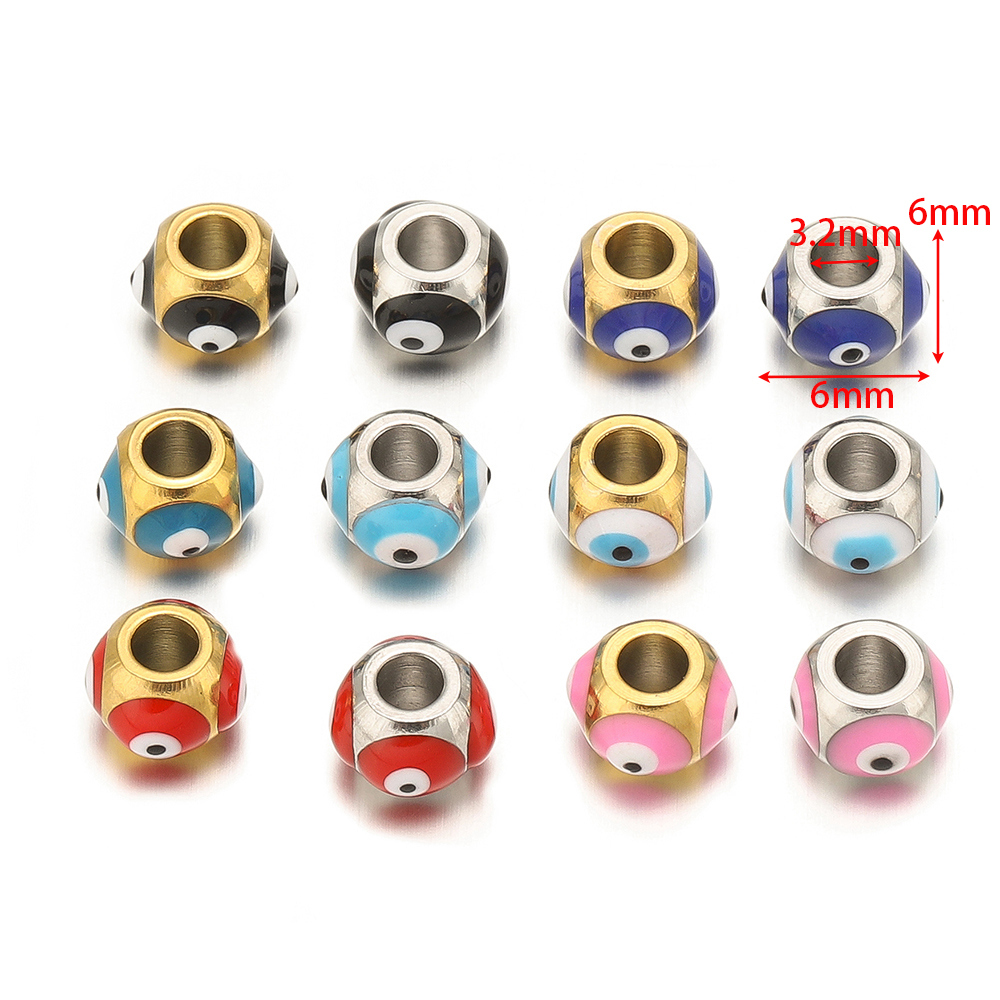 10 Buah Manik-manik Mata Ename - Jewelry Making Supplies Wholesale ulasan dan harga