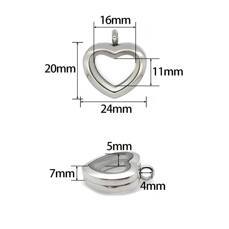 Liontin Locket Hati Mengambang - Jewelry Making Birthday Party ulasan dan harga