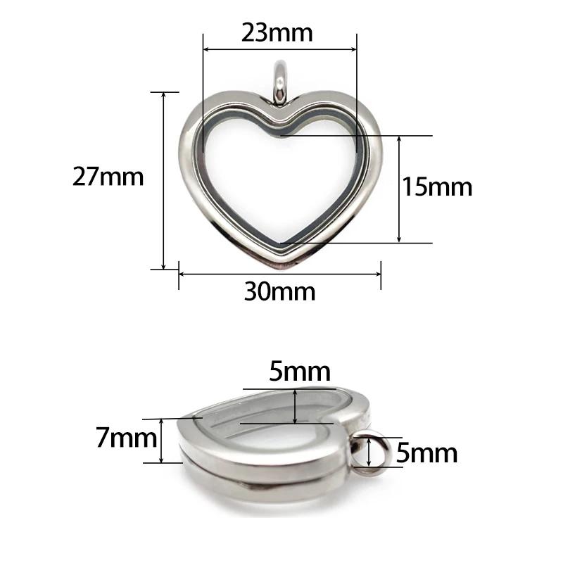Liontin Locket Hati Mengambang - Jewelry Making Birthday Party ulasan dan harga