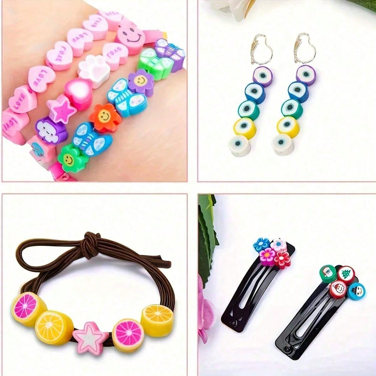 1450/1200/250pcs Set Manik-man - Jewelry Making Birthday Party ulasan dan harga