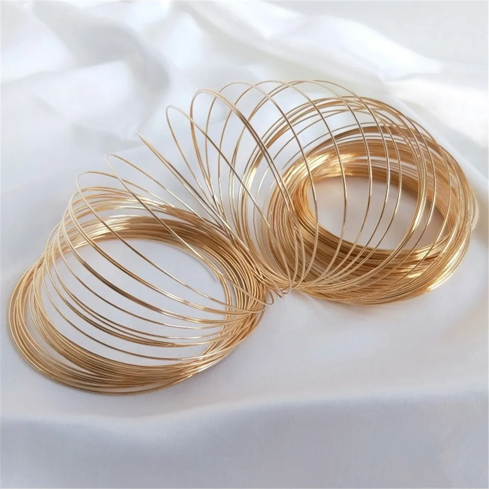 Pelestarian warna 14K emas put - Memory Wire Bracelet ulasan dan harga