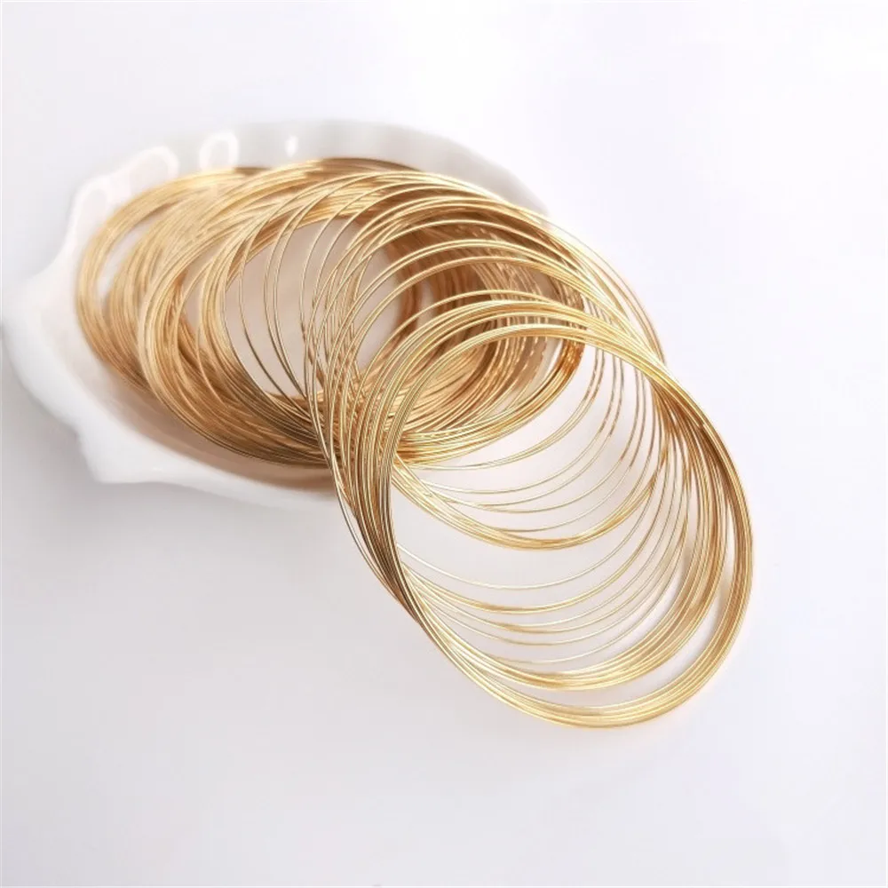 Pelestarian warna 14K emas put - Memory Wire Bracelet ulasan dan harga