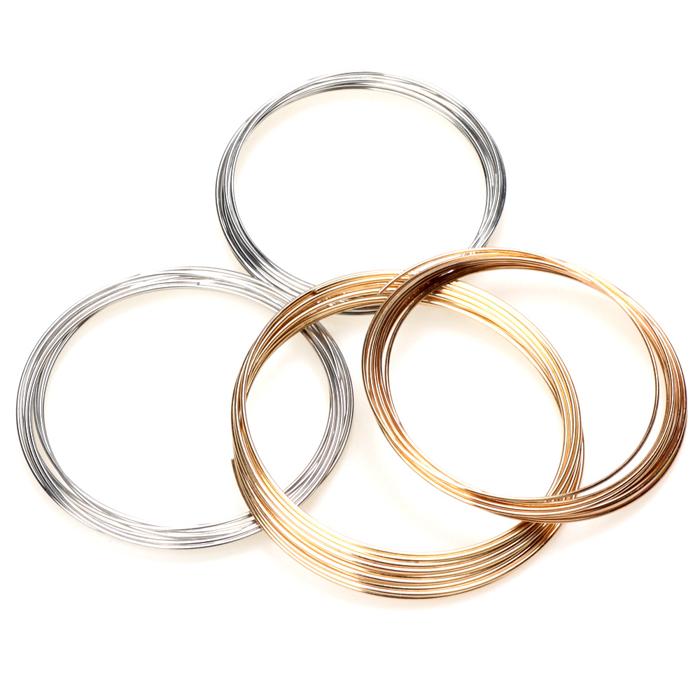 0.8MM 55/60MM Rhodium/Jarum Em - Memory Wire Bracelet ulasan dan harga