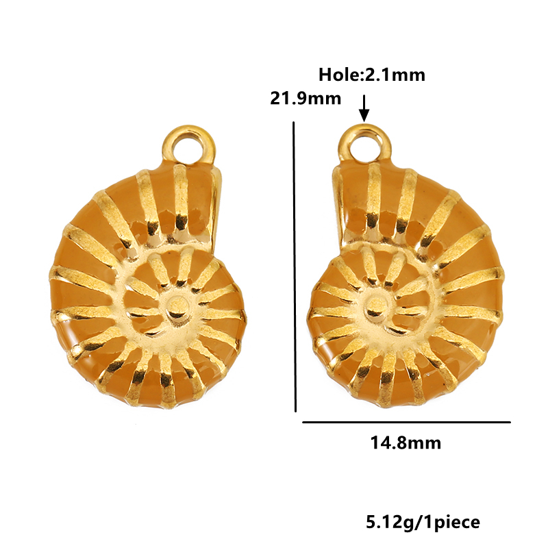4 Buah Liontin Enamel Lapis Em - Jewelry Making Tools And Supplies ulasan dan harga