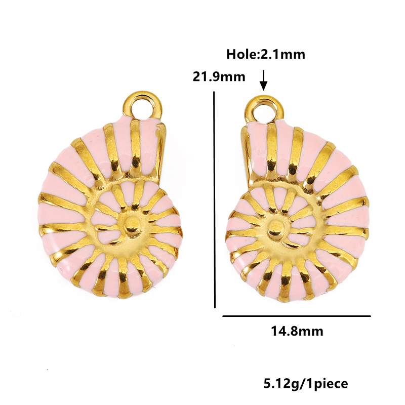 4 Buah Liontin Enamel Lapis Em - Jewelry Making Tools And Supplies ulasan dan harga