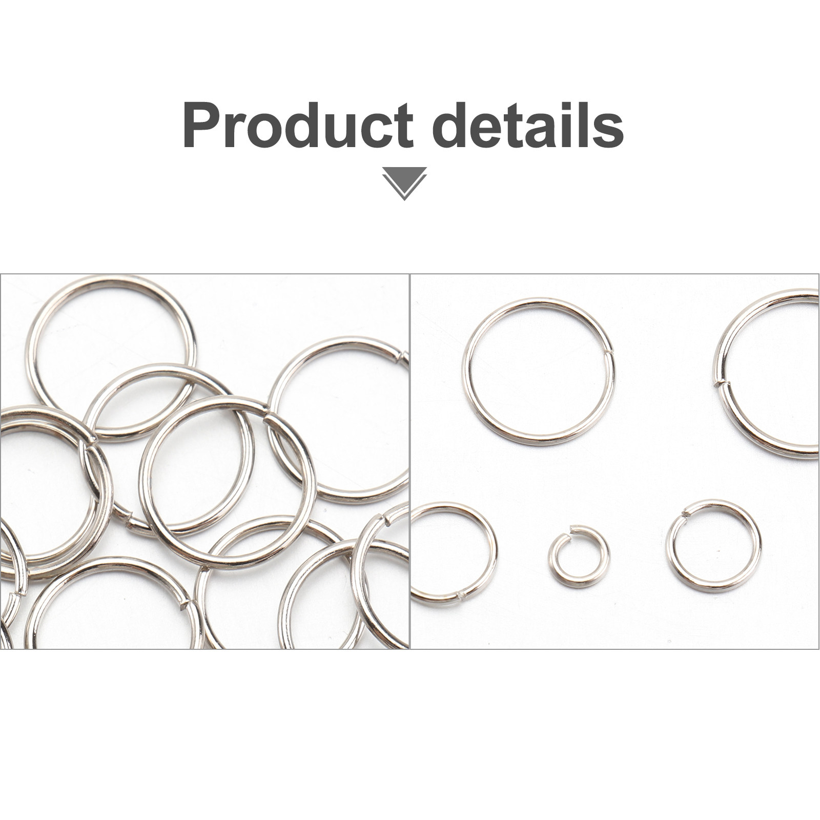 1 Kotak Set Cincin Perhiasan P - Jump Ring Assorted ulasan dan harga