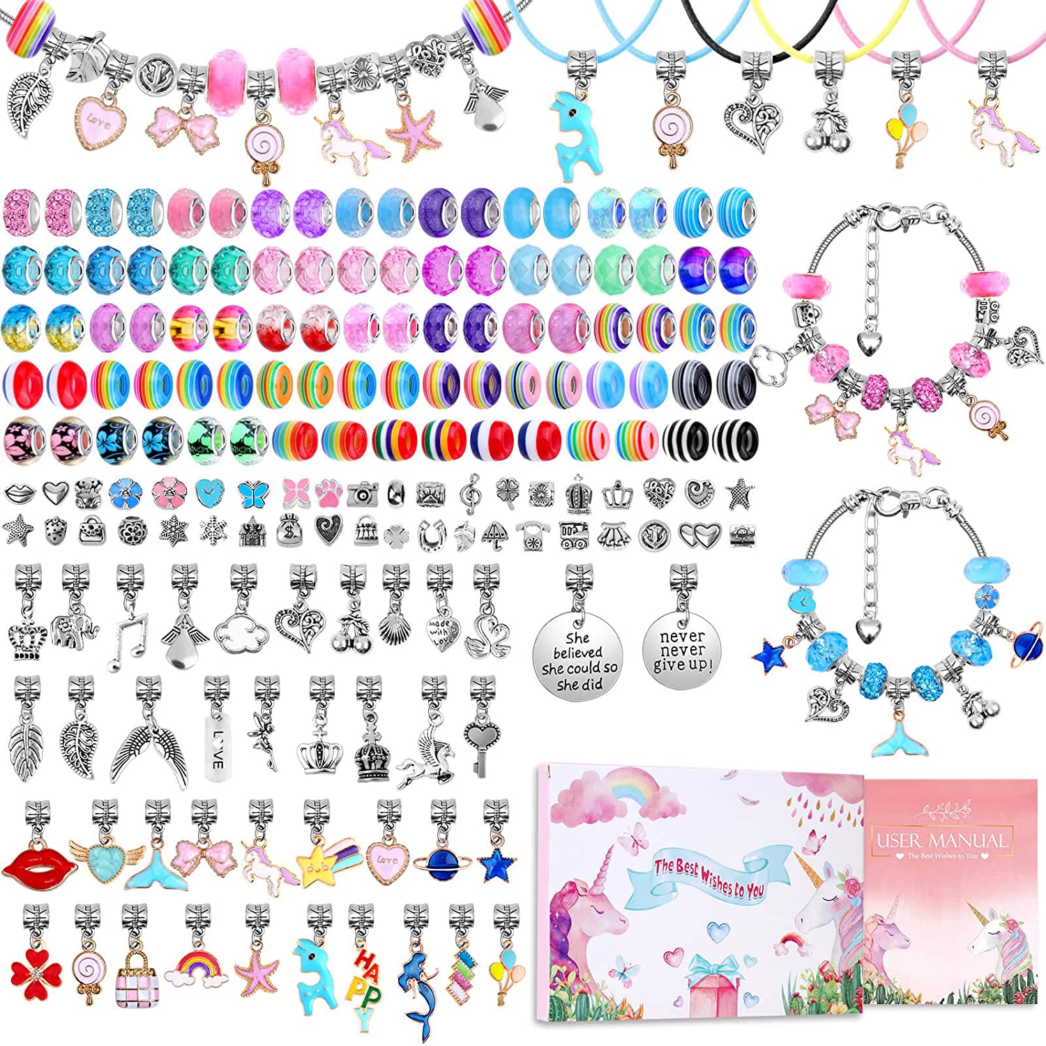 Kit pembuat gelang bandul, per - Jewelry Making Kits For Kids ulasan dan harga