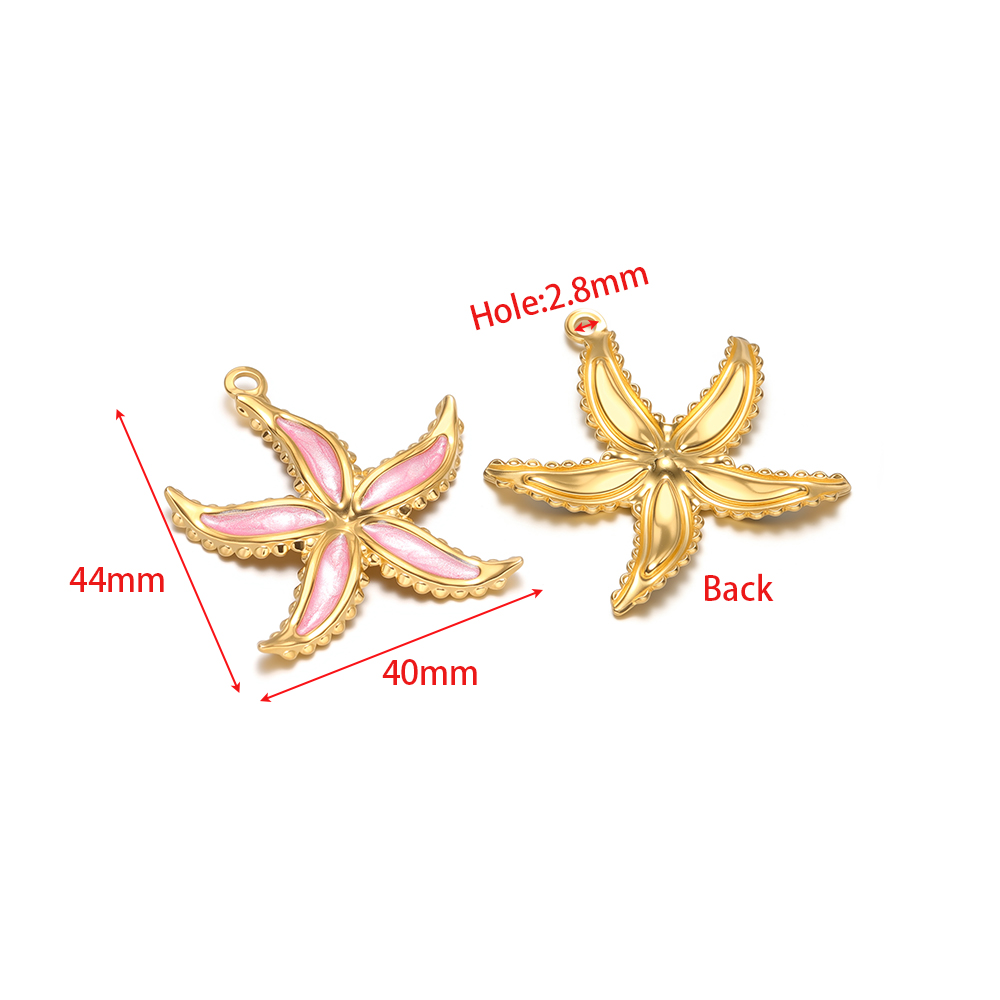 4 Buah Jimat Bintang Laut Enam - Jewelry Making Supplies Wholesale ulasan dan harga