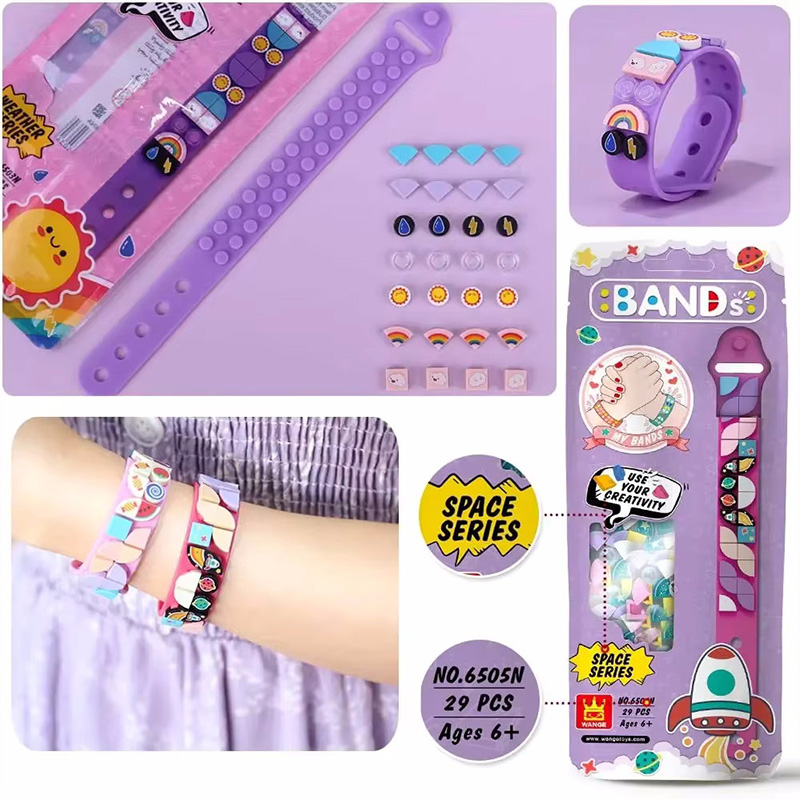 6 Buah/Set Gelang Titik Blok B - Jewelry Making Kits For Kids ulasan dan harga