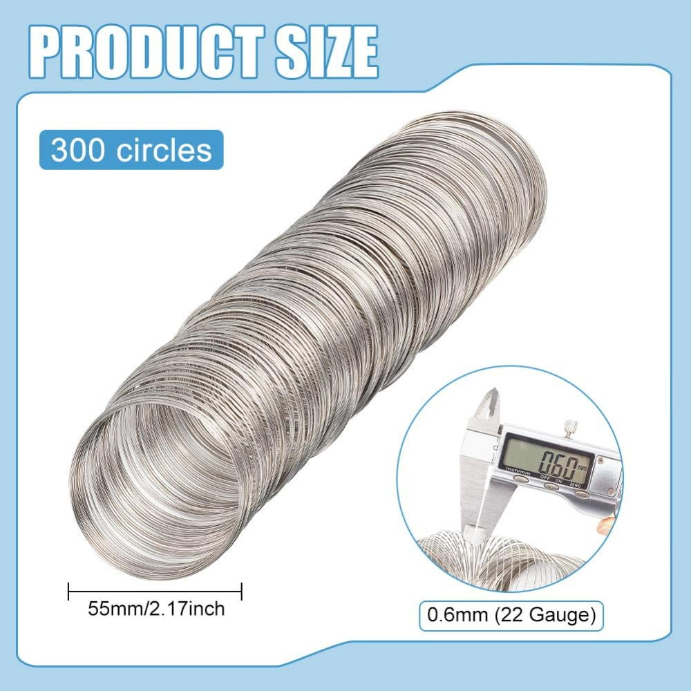 300 Loop perhiasan kawat memor - Memory Wire Bracelet ulasan dan harga
