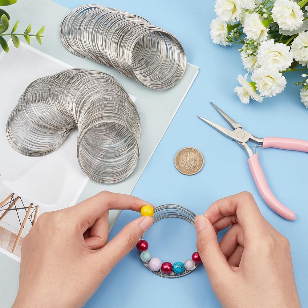 300 Loop perhiasan kawat memor - Memory Wire Bracelet ulasan dan harga