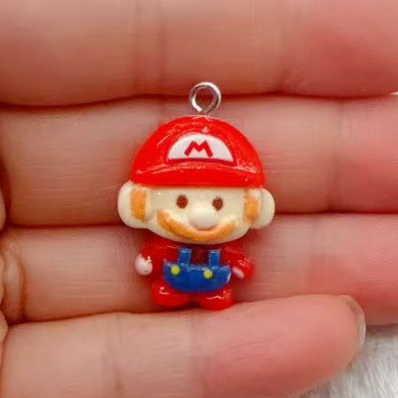 10 buah liontin kartun resin,  - Jewelry Making Birthday Party ulasan dan harga