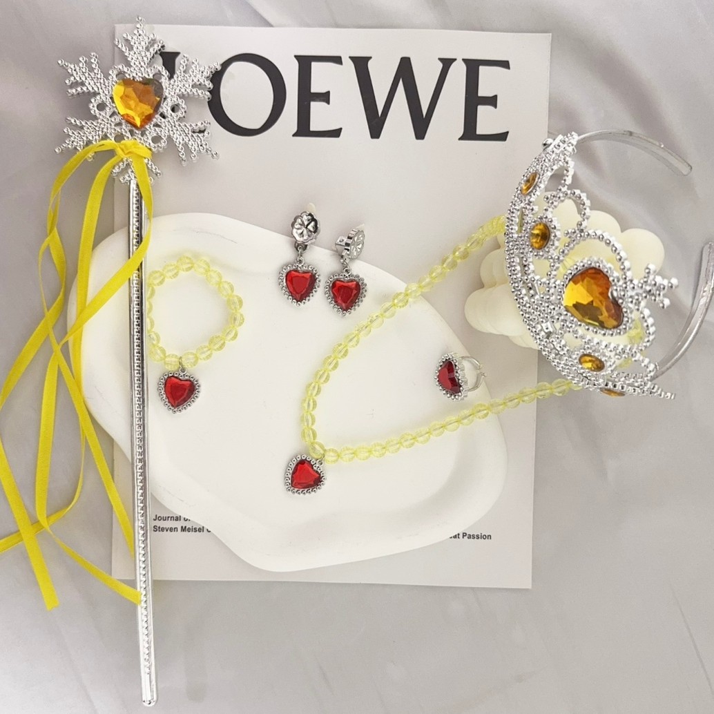 Set Kalung Putri, Mahkota, Aks - Jewelry Making For Kids ulasan dan harga