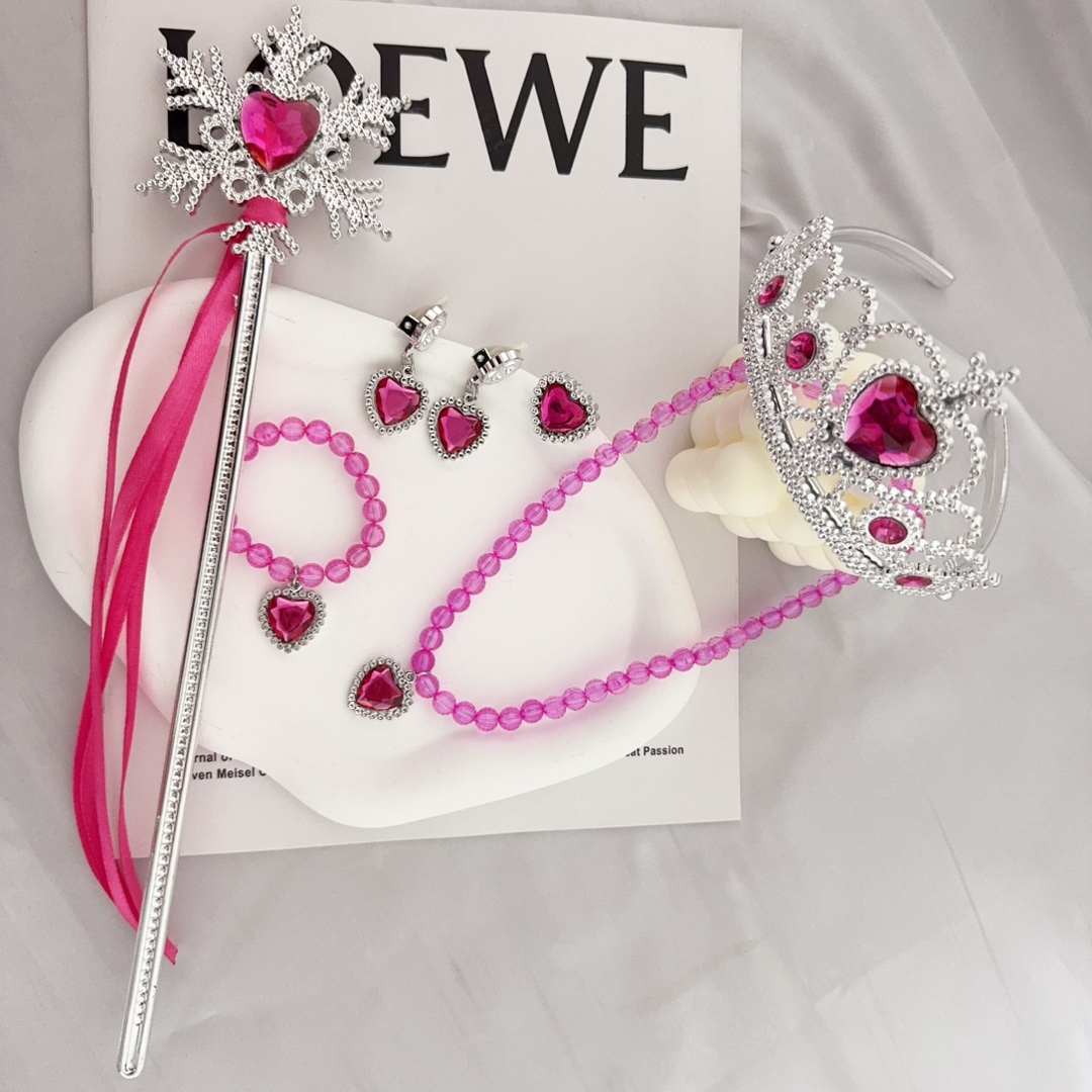 Set Kalung Putri, Mahkota, Aks - Jewelry Making For Kids ulasan dan harga