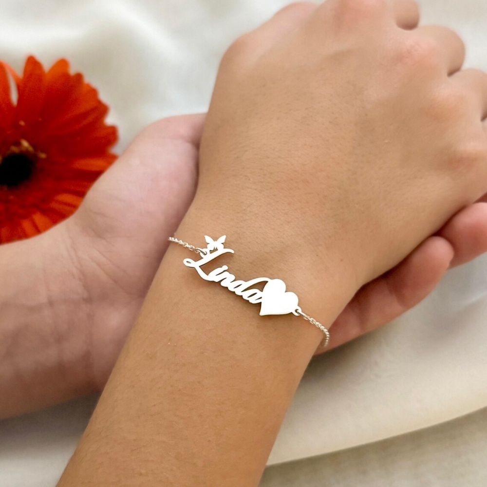 Gelang Nama Kupu-Kupu Kustom U - Jewelry Making For Kids ulasan dan harga